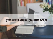 gta5需要买辅助吗,gta5辅助多少钱