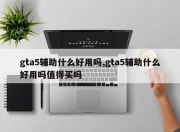 gta5辅助什么好用吗,gta5辅助什么好用吗值得买吗