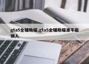 gta5全辅助瞄,gta5全辅助瞄准不能锁人