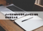 gta5若影辅助有毒吗,gta5若影辅助赞助版怎么样